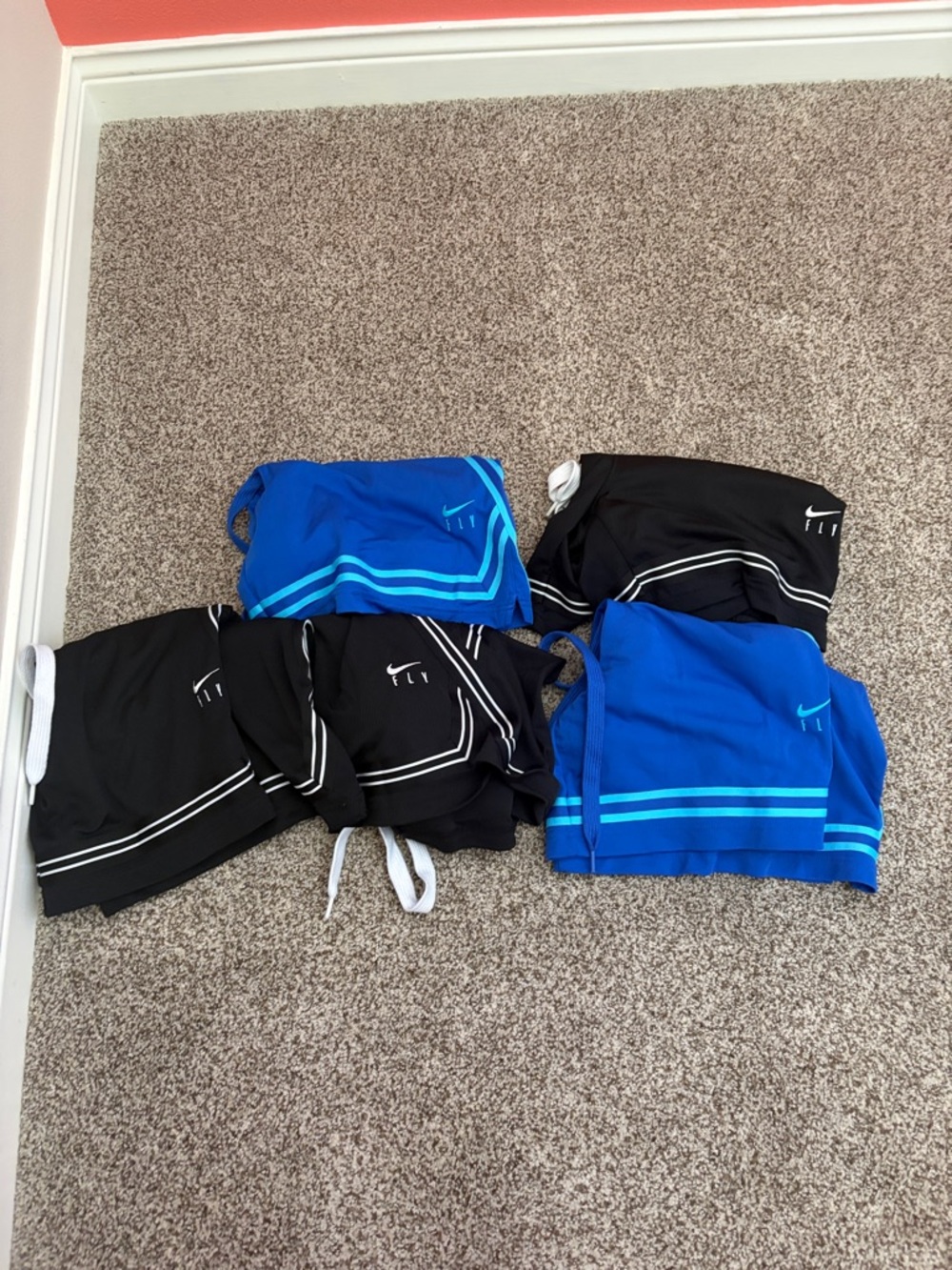 Nike Dri-FIT Shorts Set — Black & Blue